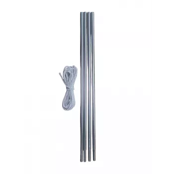 High Peak set di riparazione per pali tenda in fibra di vetro 9,5mm x 160cm
