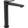 High Peak Miscelatore lavabo alto Nestos nero lucido