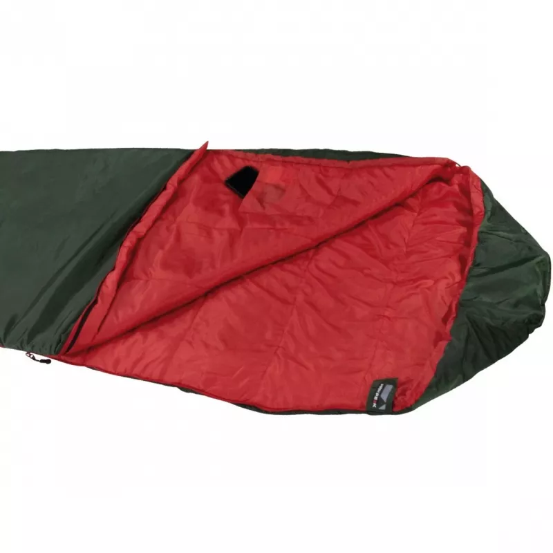 High Peak Lite Pak 800 Sacco a pelo (verde/rosso)