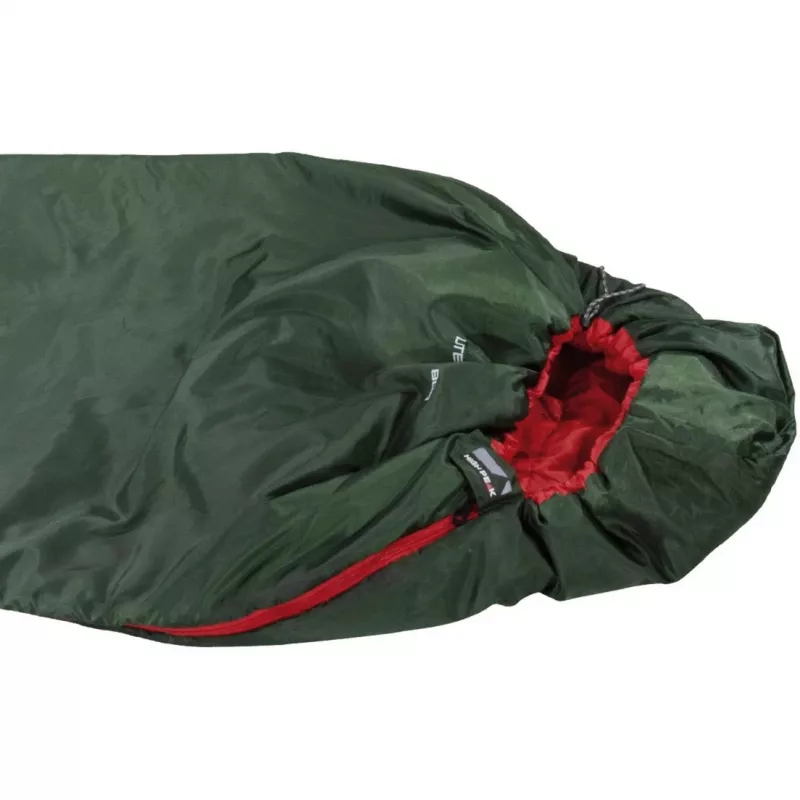 High Peak Lite Pak 800 Sacco a pelo (verde/rosso)