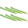High Peak Picchetto in plastica Glow Worm, 6 pezzi (Verde chiaro, 20 cm)