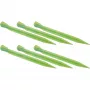 High Peak Picchetto in plastica Glow Worm, 6 pezzi (Verde chiaro, 20 cm)