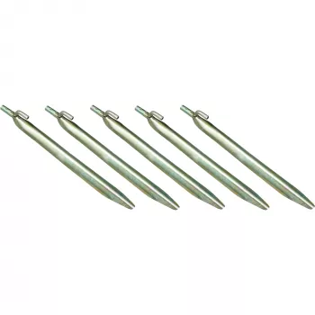 High Peak Picchetto in acciaio con gancio, 6 pezzi (24 cm)