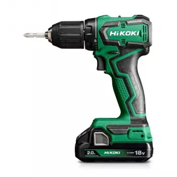 HIKOKI avvitatore trapano a batteria brushless 18V 55Nm kit 2x2,0Ah
