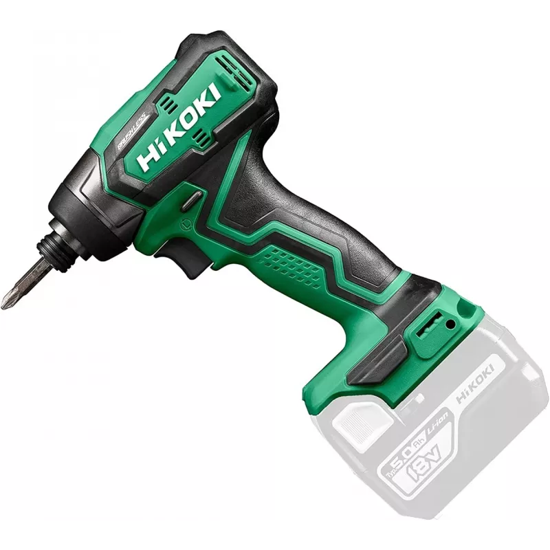 HIKOKI WH18DD avvitatore a impulsi a batteria 18V, 0-3200 giri/min, 0-400 IPM