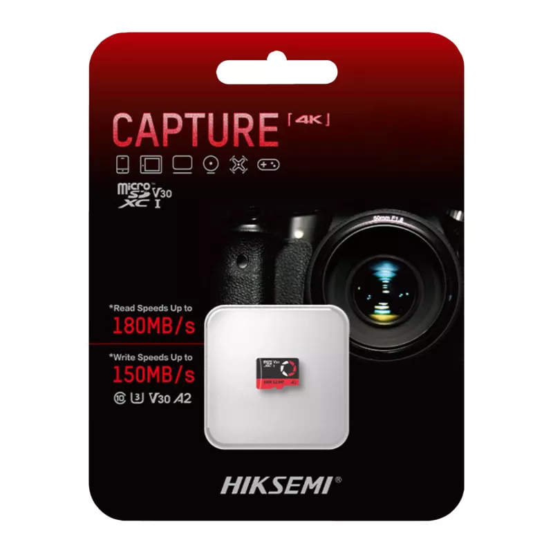 Hiksemi Capture V30 Scheda di memoria microSDXC 64GB (senza adattatore)