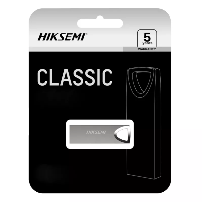 Hiksemi Classic Chiavetta USB 2.0 16GB - Metallo, Argento