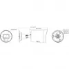 Hikvision 12MP DS-2CD20126G3-IUY/SL(2.8mm)(eF) telecamera IP, nero