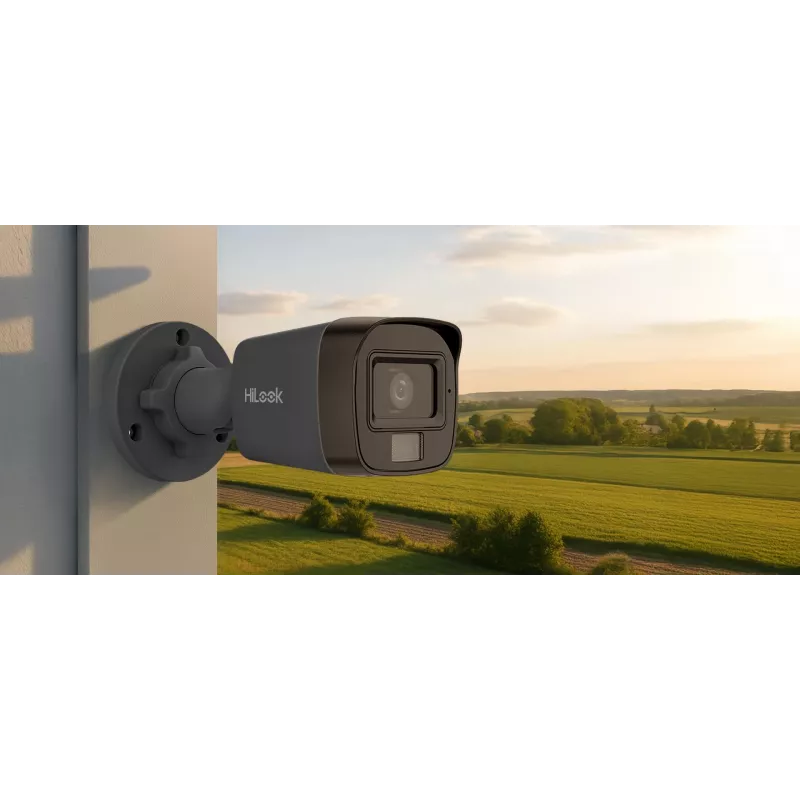 Telecamera bullet Hikvision 4-in-1 Hilook 8MP TVI-B8M-20DL nera 2.8mm