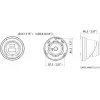 Hikvision DS-2CD2343G2-LI2U(2.8mm) telecamera IP turret 4MP, Live-Guard, AcuSense, nera