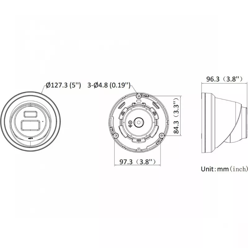 Hikvision DS-2CD2343G2-LI2U/SL 2,8mm PL AcuSense Telecamera IP turret 4MP con Smart Hybrid Light