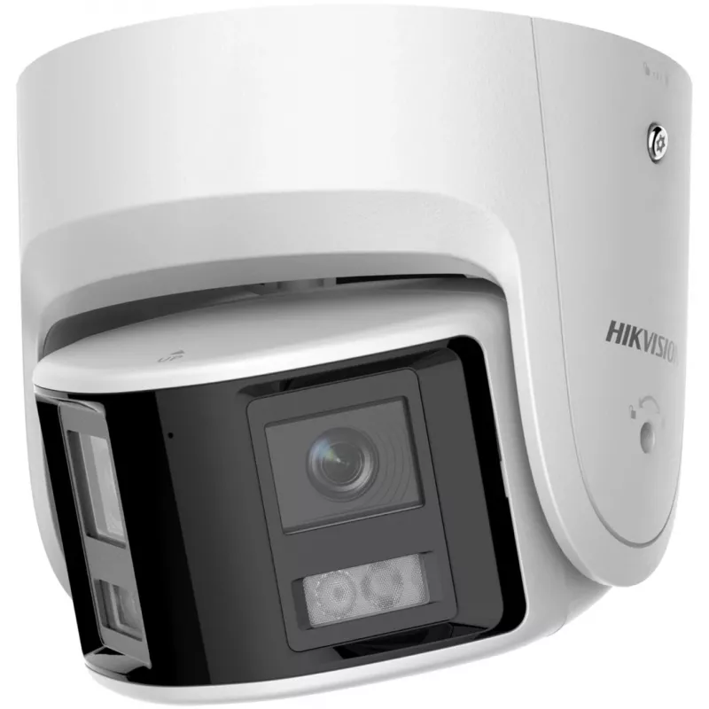 Hikvision DS-2CD2366G2P-ISU/SL(2.8mm)(C) telecamera IP turret 6 MP, 2x 2,8 mm, 180°, PoE, IP67, IR 30 m, microfono e altoparlante integrati