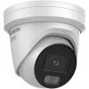 Hikvision DS-2CD2367G3-LIS2UY/SL 2.8mm telecamera di rete turret da esterno 6MP con AcuSense, audio bidirezionale e luce bianca