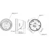 Hikvision DS-2CD2367G3-LIS2UY/SRB Telecamera di rete turret 6MP AcuSense, 2,8 mm, Nero