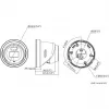Hikvision DS-2CD2386G2H-IS2U/SL 2,8mm EF PL Telecamera IP turret 8MP con AcuSense e Active Deterrence