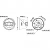 Hikvision DS-2CD2387G3P-LIS2UY/SL telecamera IP turret 8MP, panorama 180°, AcuSense, PoE, IP67
