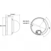 Hikvision DS-2CD2743G2-LIZS2U telecamera dome IP varifocale motorizzata 4MP AcuSense, 2,8-12 mm, nero, PoE/12 VDC