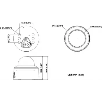 Telecamera IP bullet Hikvision DS-2CD2766G3-IPTRZSY (2.8-12mm) nera 6MP AcuSense, H.265+, PoE, IR 40m, IP67/IK10