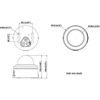 Hikvision DS-2CD2786G3-IPTRZSY(2.8-12mm)BLACK telecamera IP AcuSense 8MP