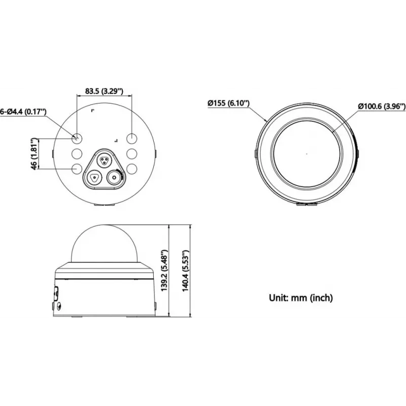 Hikvision DS-2CD2786G3-IPTRZSY(2.8-12mm)BLACK telecamera IP AcuSense 8MP