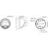 Hikvision DS-2CD2H46G2-IZS(2.8-12mm)(C)(Black) 4MP AcuSense Telecamera IP Dome Varifocale Motorizzata