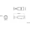 Hikvision DS-2CD2T83G2-4LI 4mm telecamera IP bullet 8MP AcuSense Hybrid Light