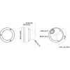 Hikvision DS-2CD3163G2-ISU Telecamera dome esterna 6MP con AcuSense, obiettivo 2,8 mm, IP67, IK10