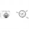 Hikvision DS-2CE76D0T-LPFS Telecamera Turret Turbo-HD 2MP (2,8mm)