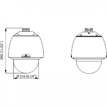 Hikvision DS-2DE5425WG1-E Telecamera PTZ IR di rete 4 MP 25x