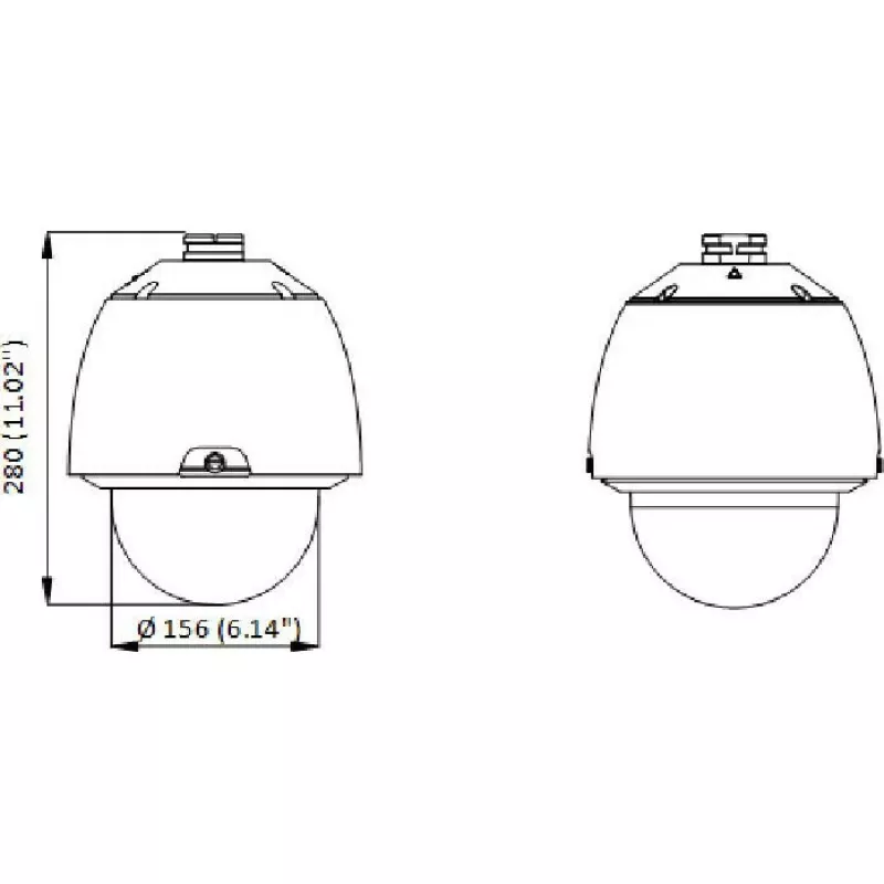 Hikvision DS-2DE5425WG1-E Telecamera PTZ IR di rete 4 MP 25x