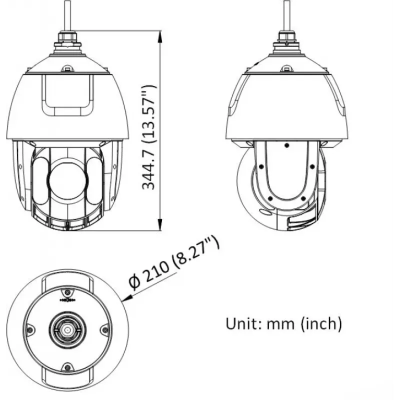 Hikvision DS-2DE5432IWG1-E telecamera di sicurezza IP dome PTZ 4MP 32x