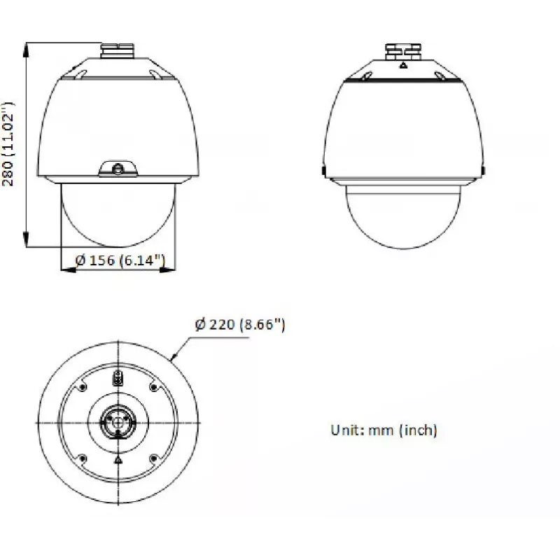 Hikvision DS-2DE5432WG1-E telecamera IP dome PTZ 4MP, zoom ottico 32x, IR 150m, PoE+