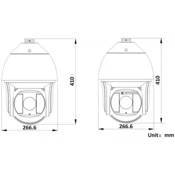 Hikvision DS-2DF8425IX-AELW(T5) telecamera speed dome di rete 8MP 25x IR con laser, DarkFighterX, portata laser 500m