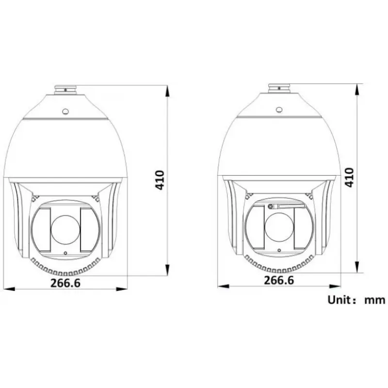 Hikvision DS-2DF8425IX-AELW(T5) telecamera speed dome di rete 8MP 25x IR con laser, DarkFighterX, portata laser 500m