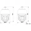Hikvision DS-2DF8425IX-AELW(T5) telecamera speed dome di rete 8MP 25x IR con laser, DarkFighterX, portata laser 500m