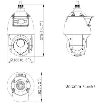 Hikvision DS-2SE4C425MWG-E(14F0) PL telecamera PTZ 4MP PanoVu dual-lens con AcuSense e ColorVu