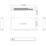 Hikvision DS-3E1510P-EI/M-8P2F Switch smart managed Gigabit PoE+ 8 porte con 2 porte SFP