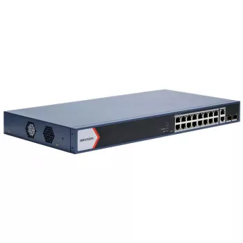 Hikvision DS-3E1520P-EI(O-STD) switch PoE+ Gigabit managed 20 porte, 16x PoE+ 230W, 2x SFP
