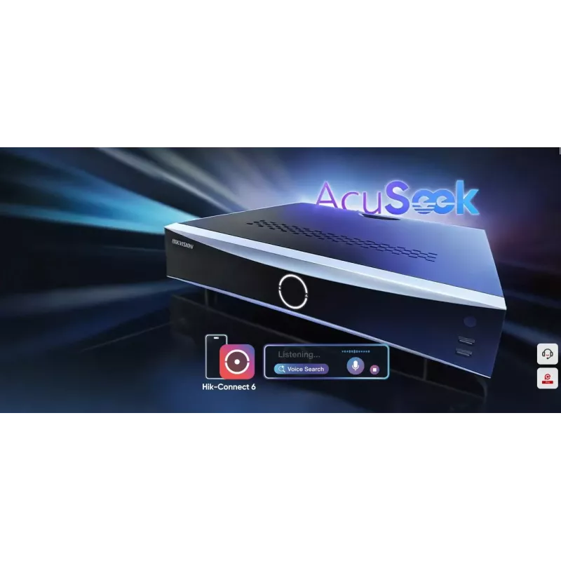 NVR Hikvision DS-7608NXI-K1/8P/VPro(STD) 8 canali AcuSense 4K PoE