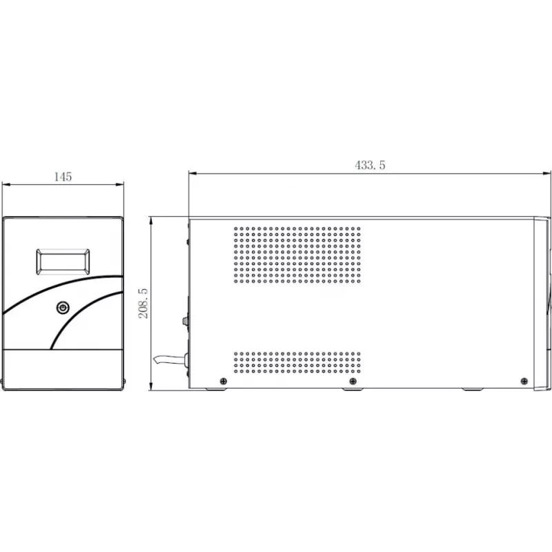 Hikvision DS-UPS3000-R(O-STD)/EU gruppo di continuità UPS 3000 VA / 1800 W, AVR, LCD, 4x Schuko, USB