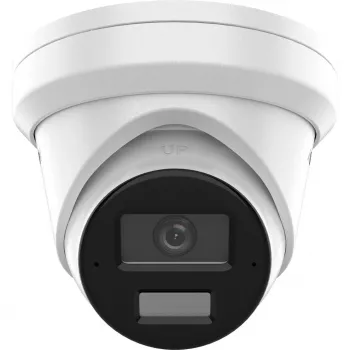 Hikvision Pro Series con AcuSense DS-2CD2383G2-LI2U (2,8mm) telecamera di sicurezza IP dome da esterno 8MP, Smart Hybrid Light, 3840x2160, montaggio a soffitto/parete
