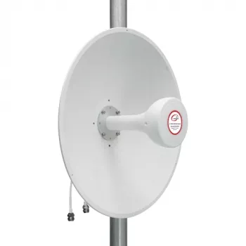 HISMART antenna direttiva 5G/LTE/CBRS 2x2 MIMO (pannello), 1,7-4,2 GHz, 17+19 dBi, connettore femmina N, IP67