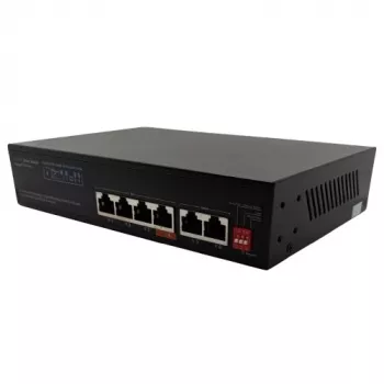 HISMART Switch PoE 1000Mbps 4 porte + 2G Uplink