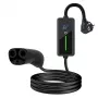 HISMART caricabatterie EV portatile per Tesla NACS - Schuko (220V), 8-16A, 3,5kW, 1 fase, 5m