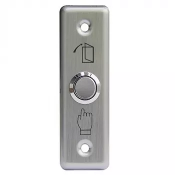 HISMART TV993888 pulsante apriporta da incasso in acciaio inox con LED blu, NO/NC/COM, IP65