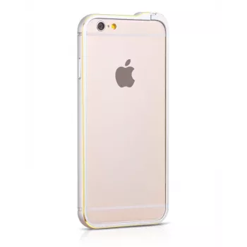 Hoco Bumper in Metallo Fedora Serie Blade per Apple iPhone 6 / 6s HI-T026 Argento