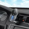 Hoco CA91 supporto auto magnetico Magic con ricarica wireless rapida, 15W, grigio