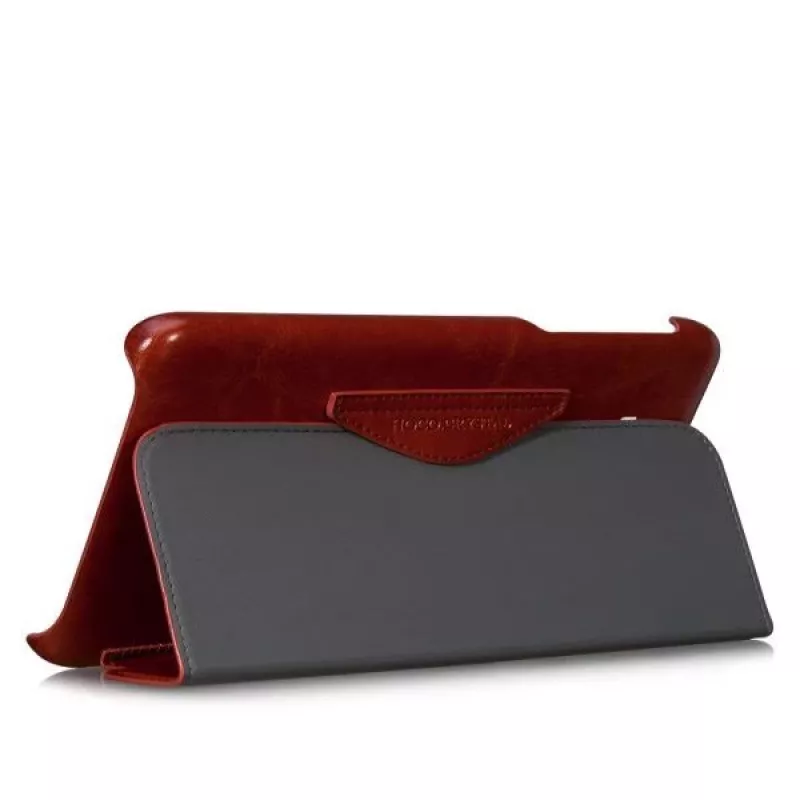 Custodia protettiva Hoco Crystal Folder Series per Samsung Galaxy Tab 3 7.0 T210, marrone