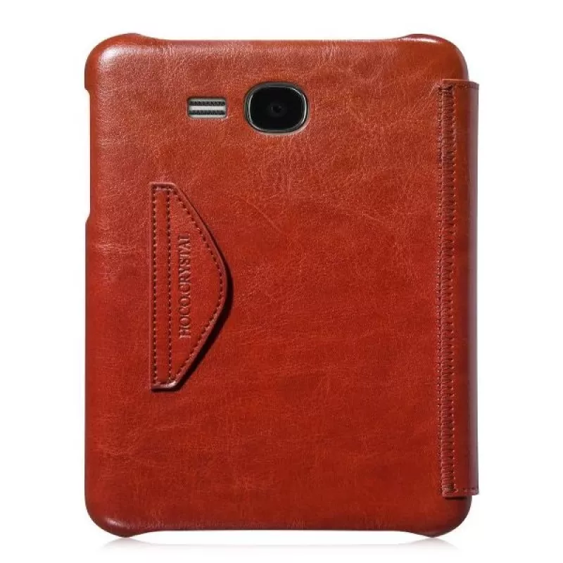 Custodia protettiva Hoco Crystal Folder Series per Samsung Galaxy Tab 3 7.0 T210, marrone