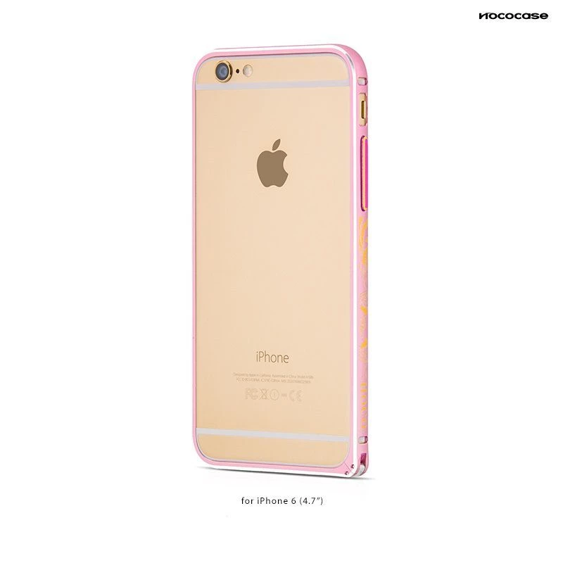 Hoco Good Fortune custodia bumper per Apple iPhone 6 / 6S HI-T027 rosa